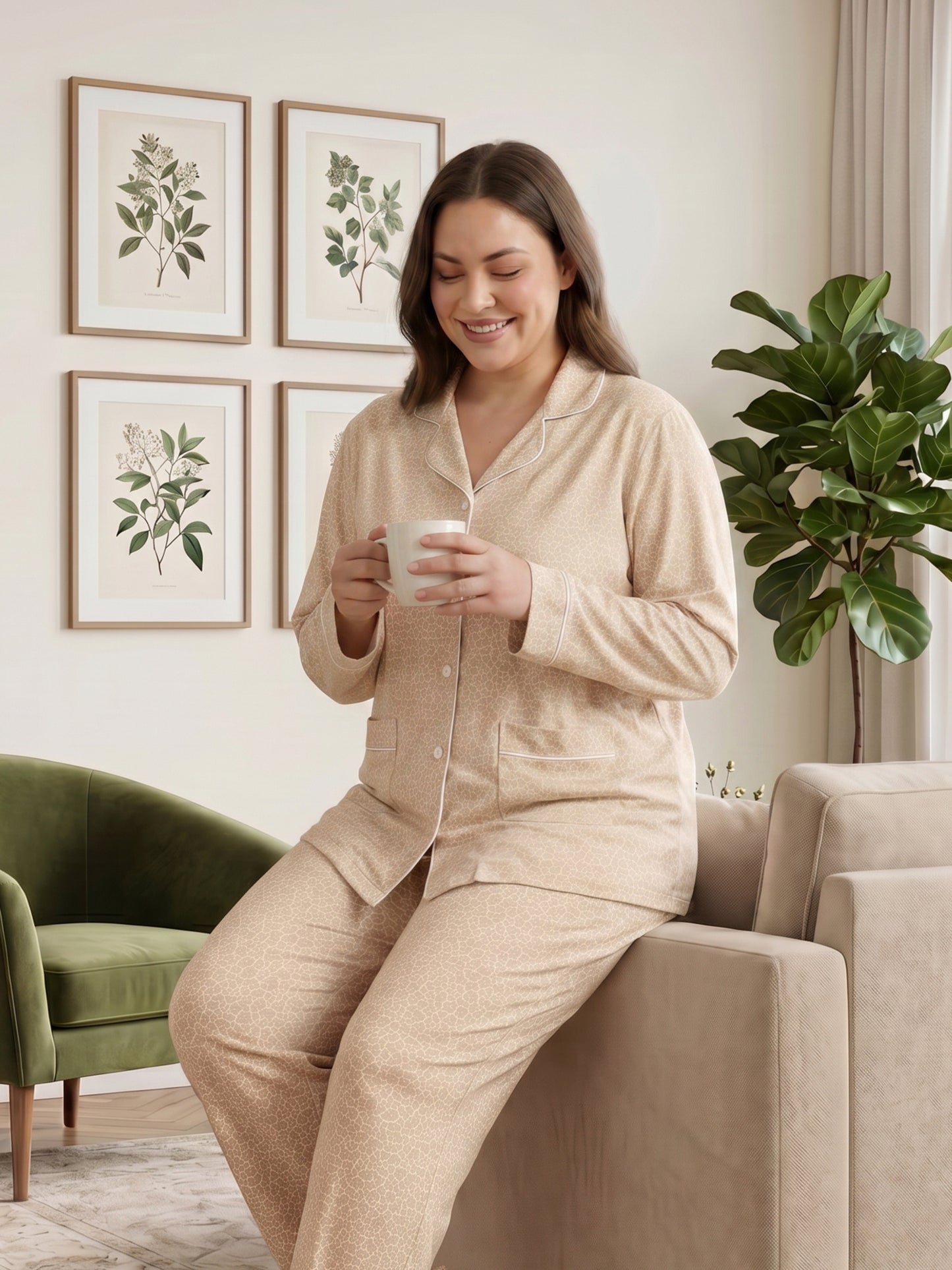 CNS-04 2PC COTTON NIGHT SUIT