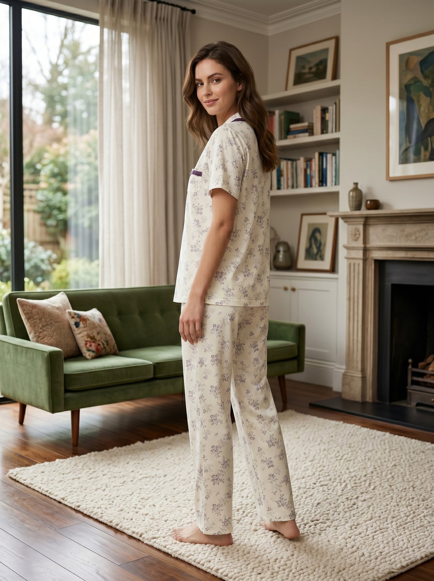 CNS-08 2PC COTTON NIGHT SUIT