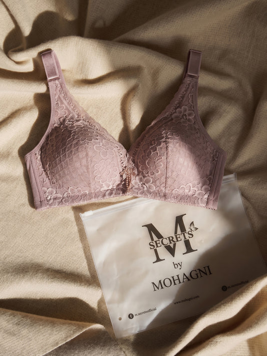 BR-08-LACE-PADED-NON WIRED-FULL COVERAGE