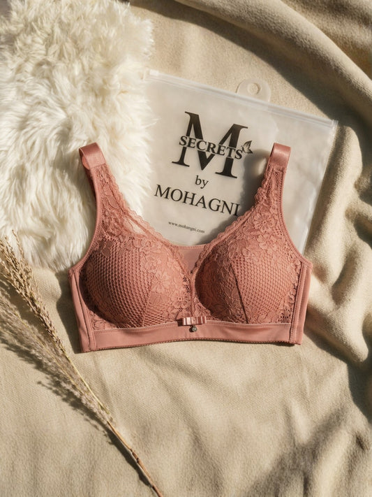BR-14-THIN PADED-NON WIRED-LACE-FULL COVERAGE
