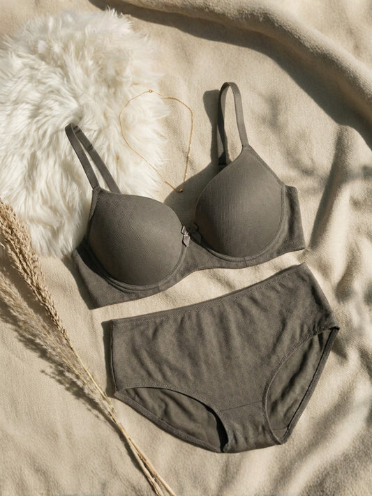 BR-30-2PC SET-SEAMLESS-PADED-WIRED-FULL COVERAGE