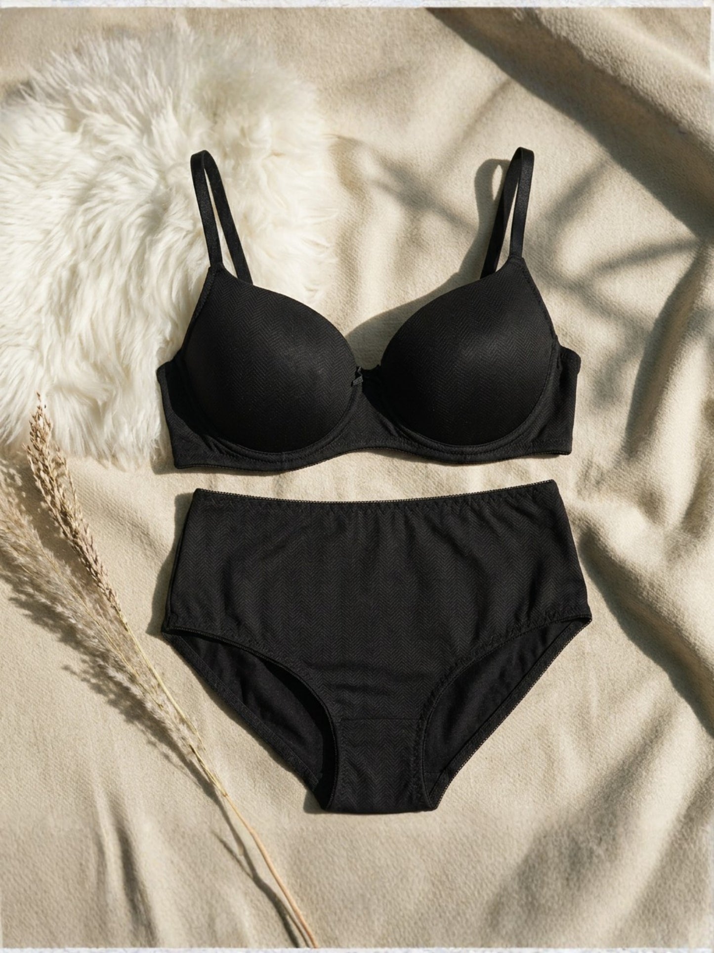 BR-28-2PC SET-SEAMLESS-PADED-WIRED-FULL COVERAGE
