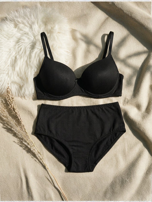 BR-28-2PC SET-SEAMLESS-PADED-WIRED-FULL COVERAGE
