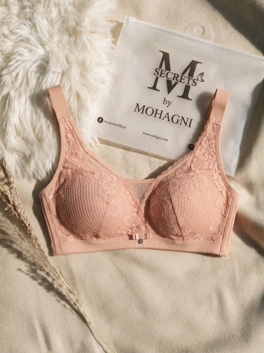 BR-13-THIN PADED-NON WIRED-LACE-FULL COVERAGE