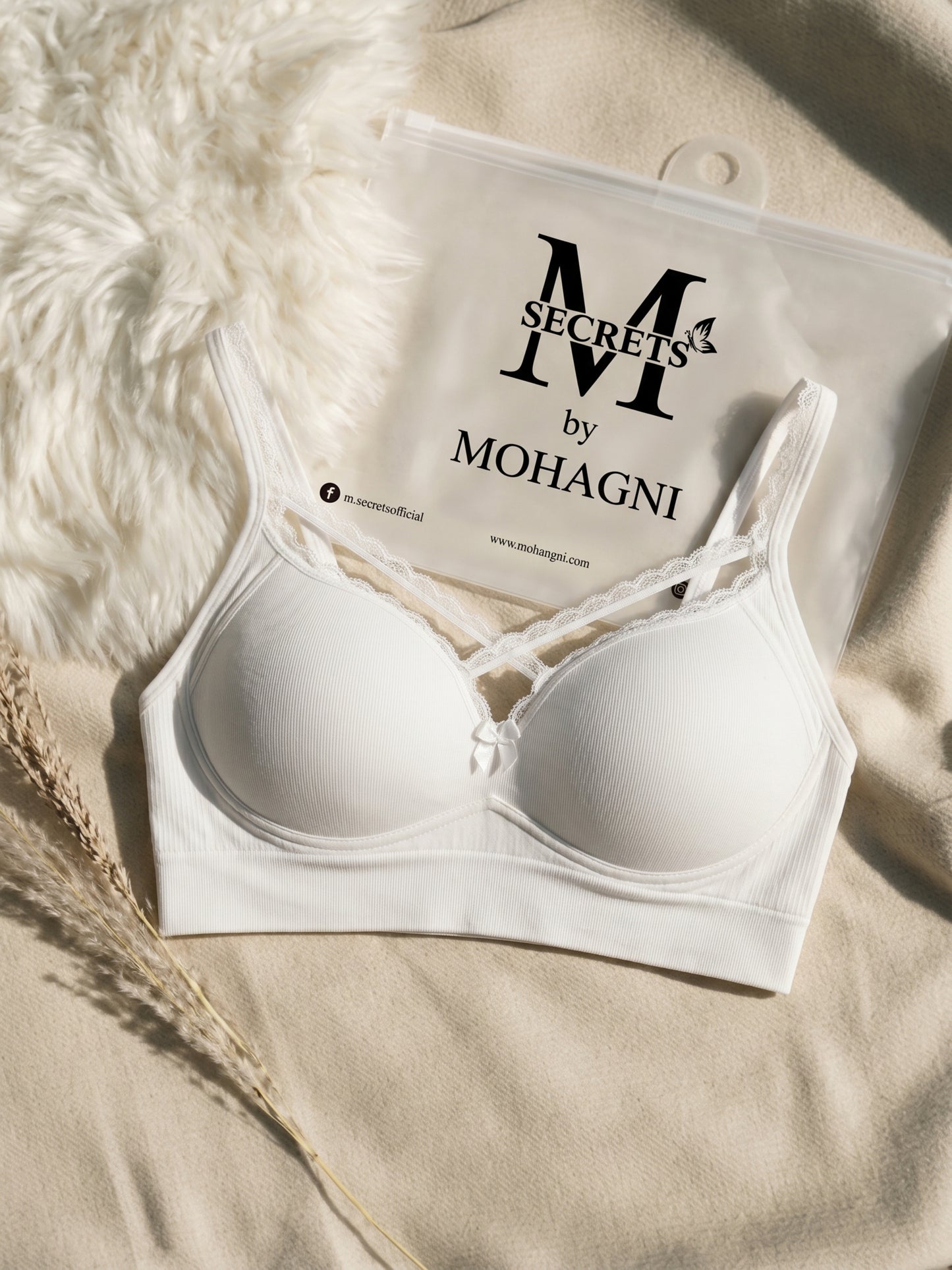 BR-58-SPORTS BRA-LACE-PADED-FULL COVERAGE