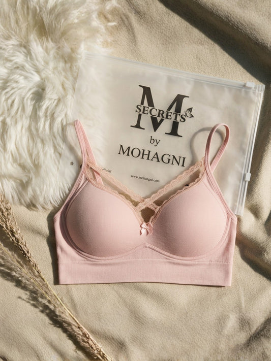 BR-56-SPORTS BRA-LACE-PADED-FULL COVERAGE