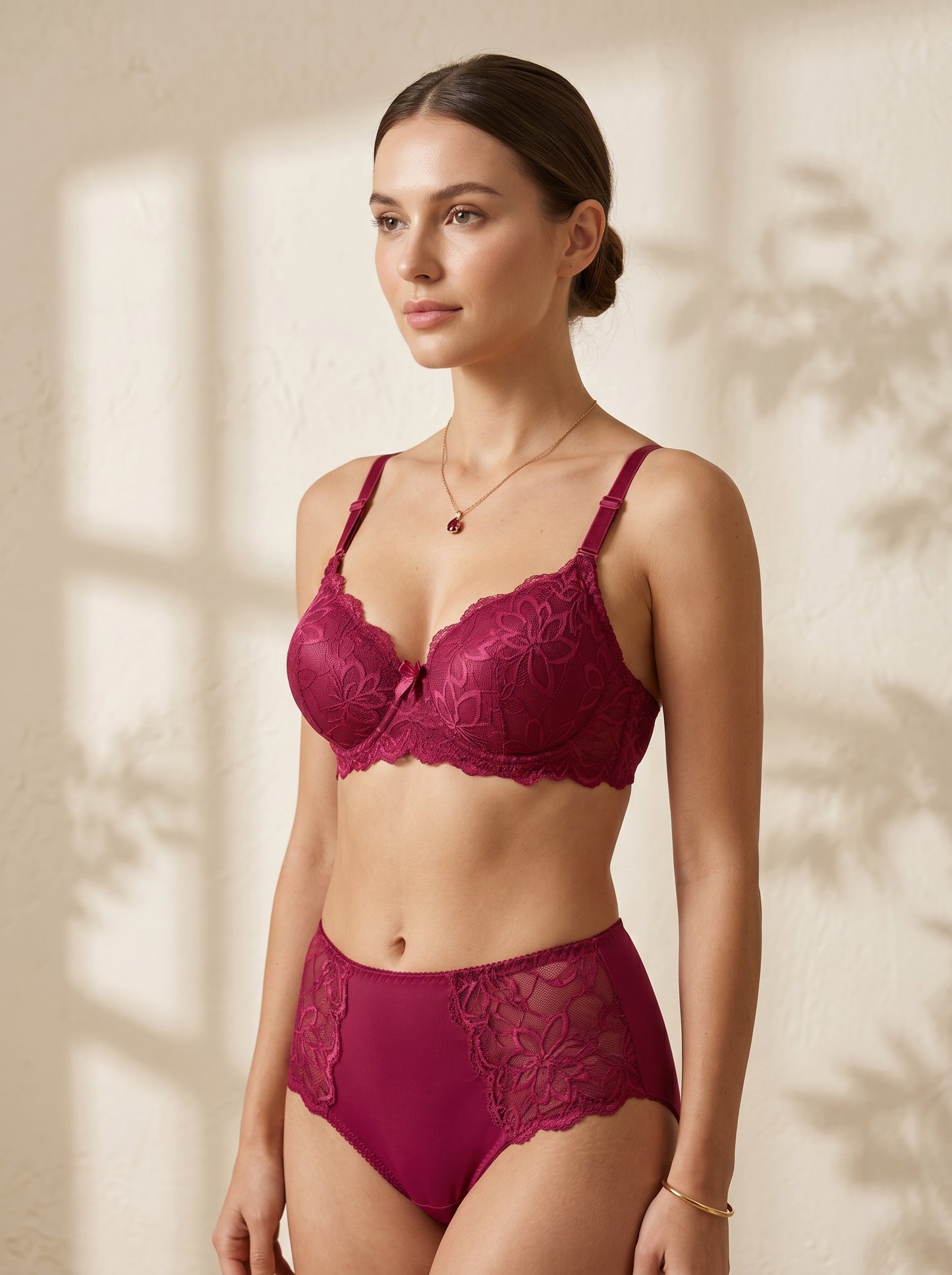 BR-25-2PC SET-LACE-PADED-WIRED-FULL COVERAGE