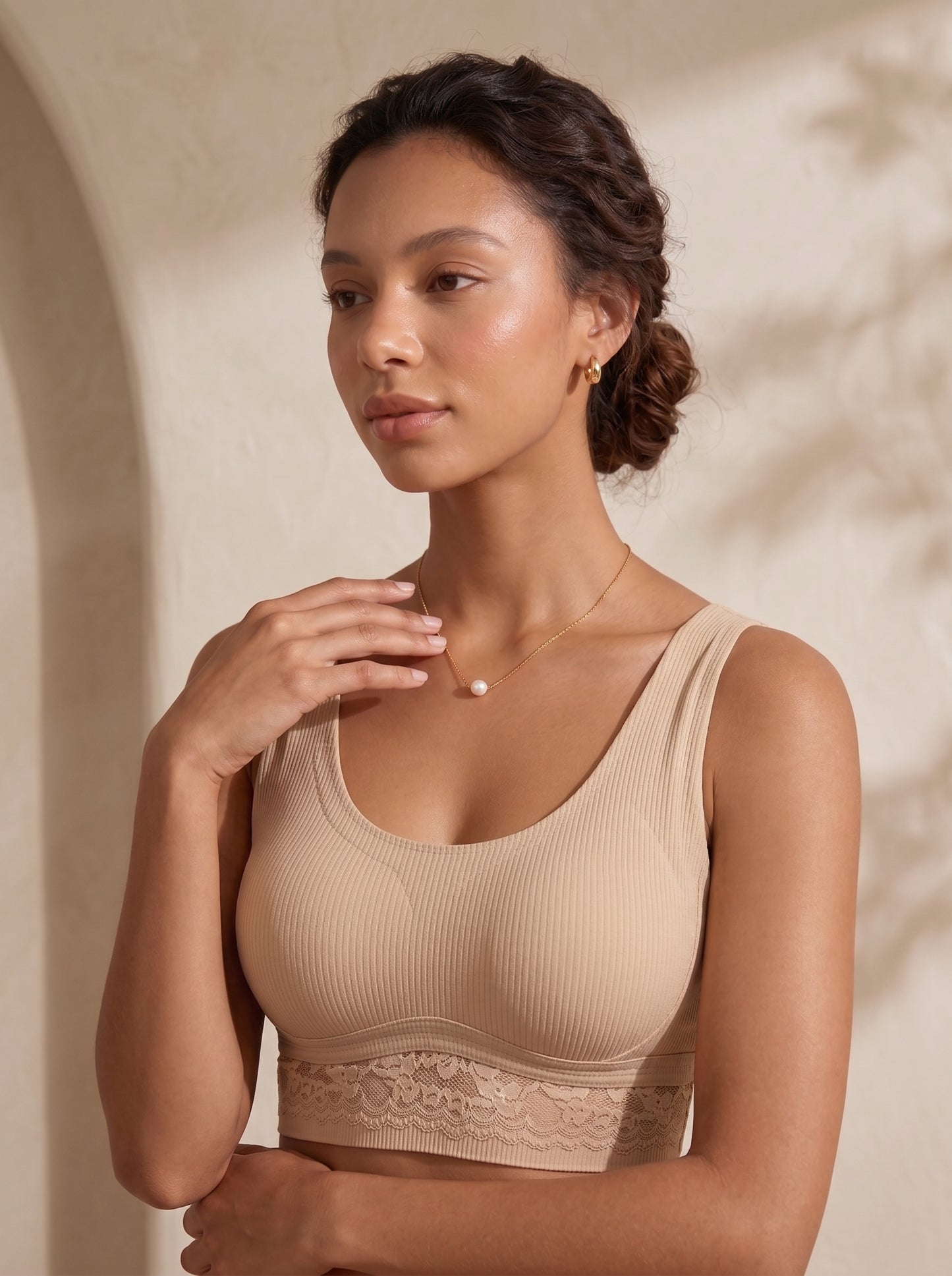BR-46-SEAMLESS PADED-SPORTS BRA