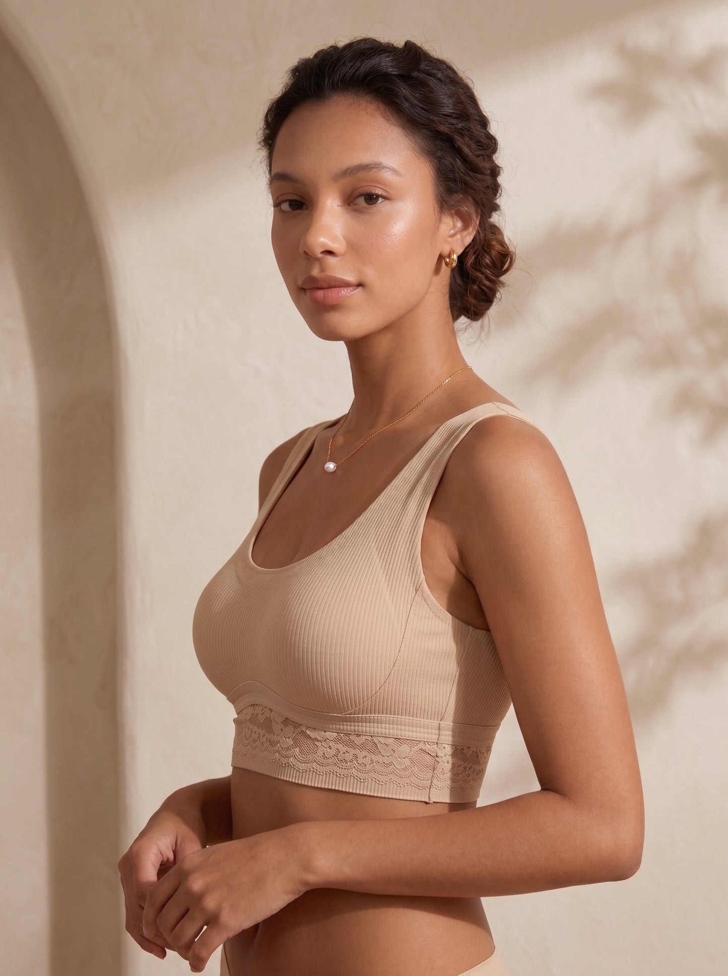 BR-46-SEAMLESS PADED-SPORTS BRA
