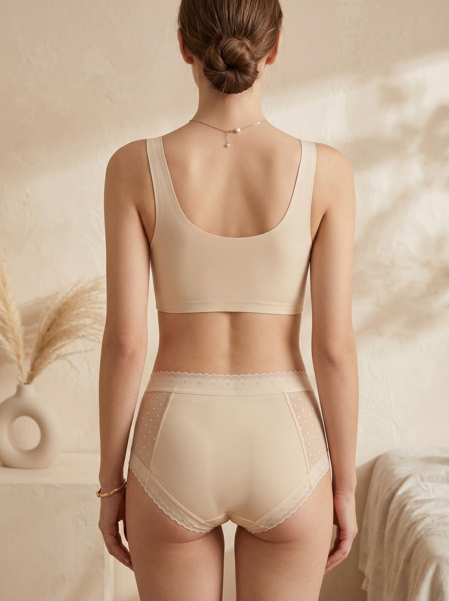 BR-70-2PC SET-BRALET-LACE-PADED