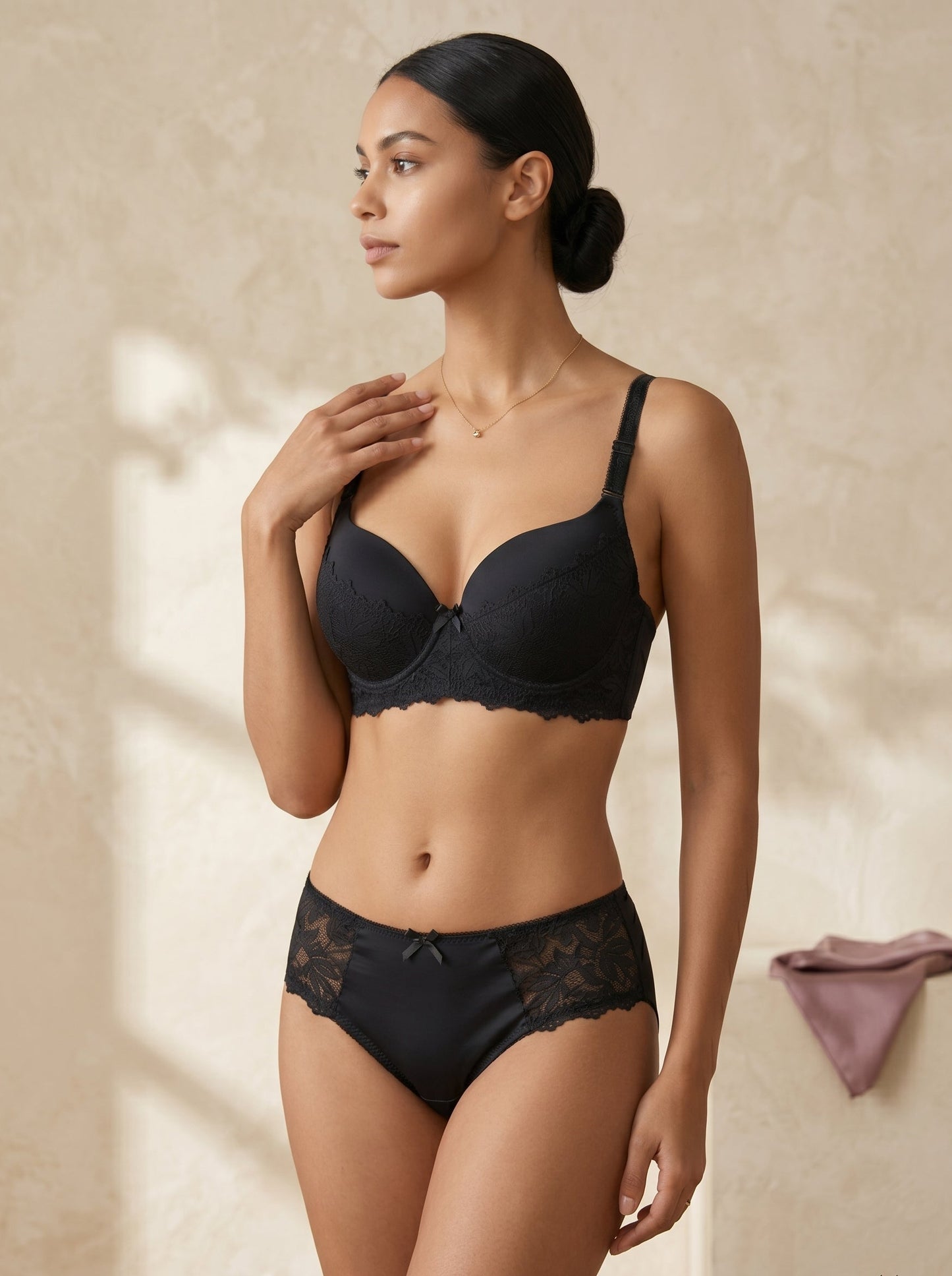 BR-77-2PC SET-LACE-PADED-WIRED-FULL COVERAGE