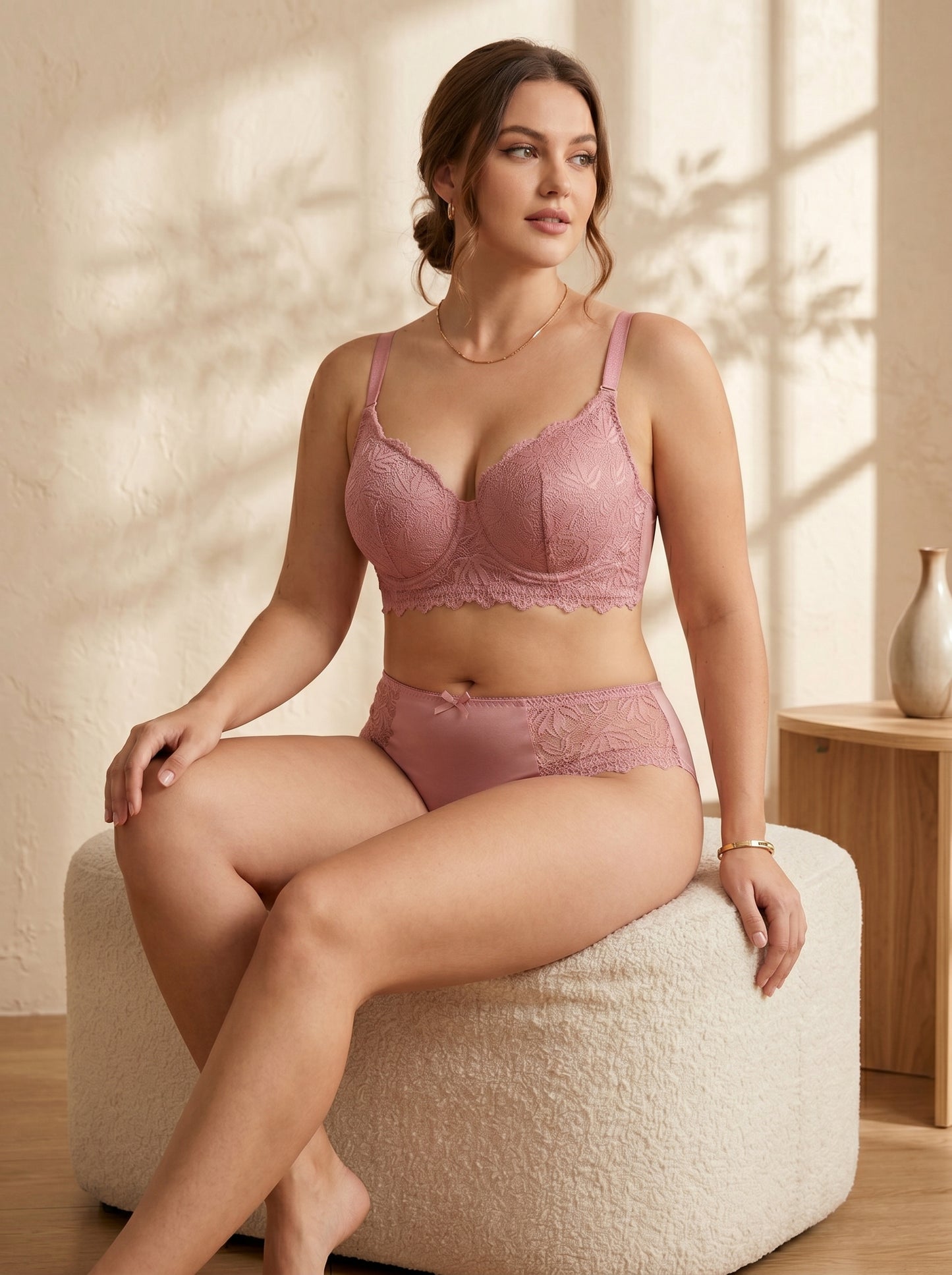 BR-87-2PC SET-LACE-PADED-WIRED-FULL COVERAGE