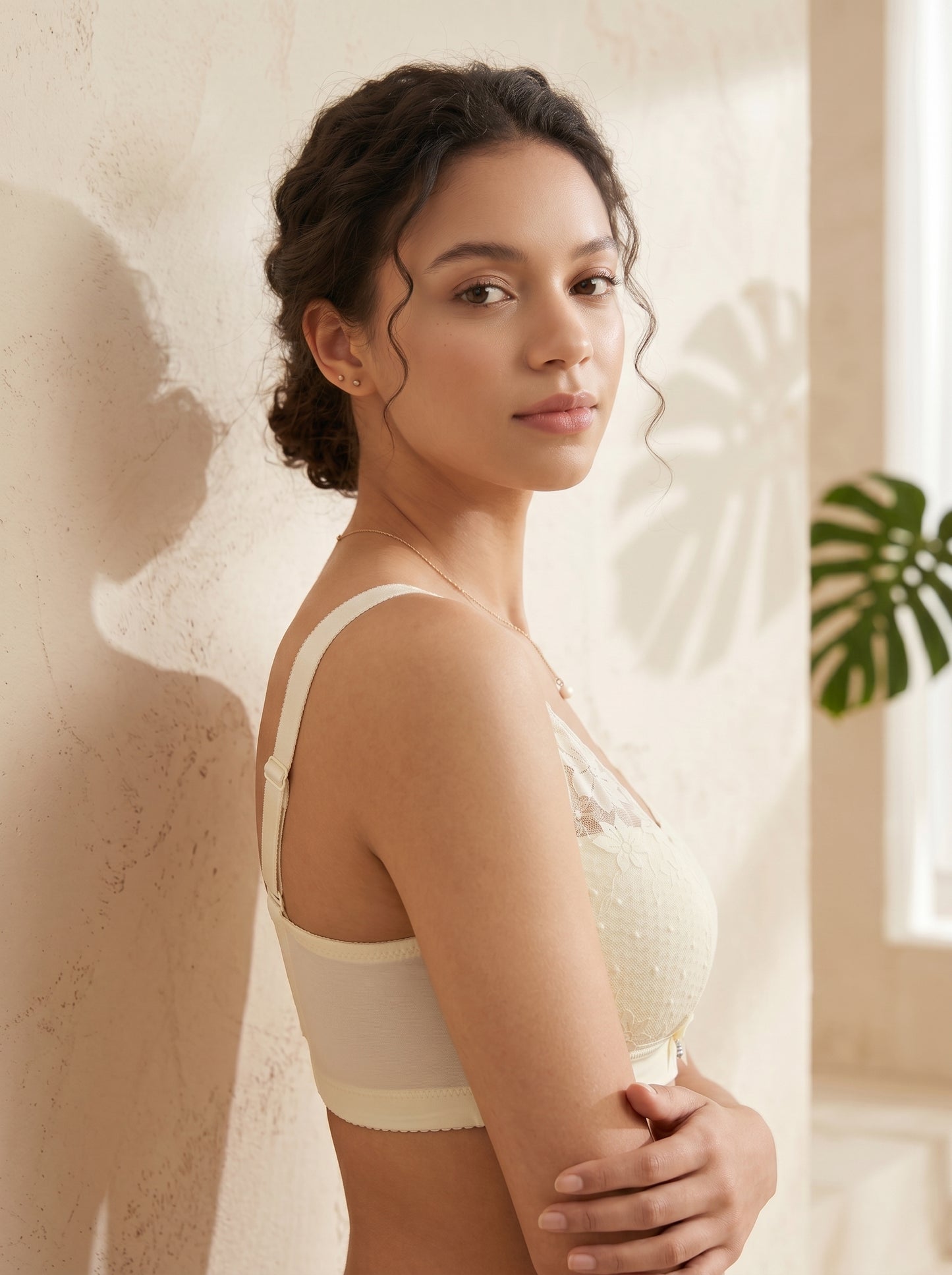 BR-89-THIN PADED-NON WIRED-LACE-FULL COVERAGE