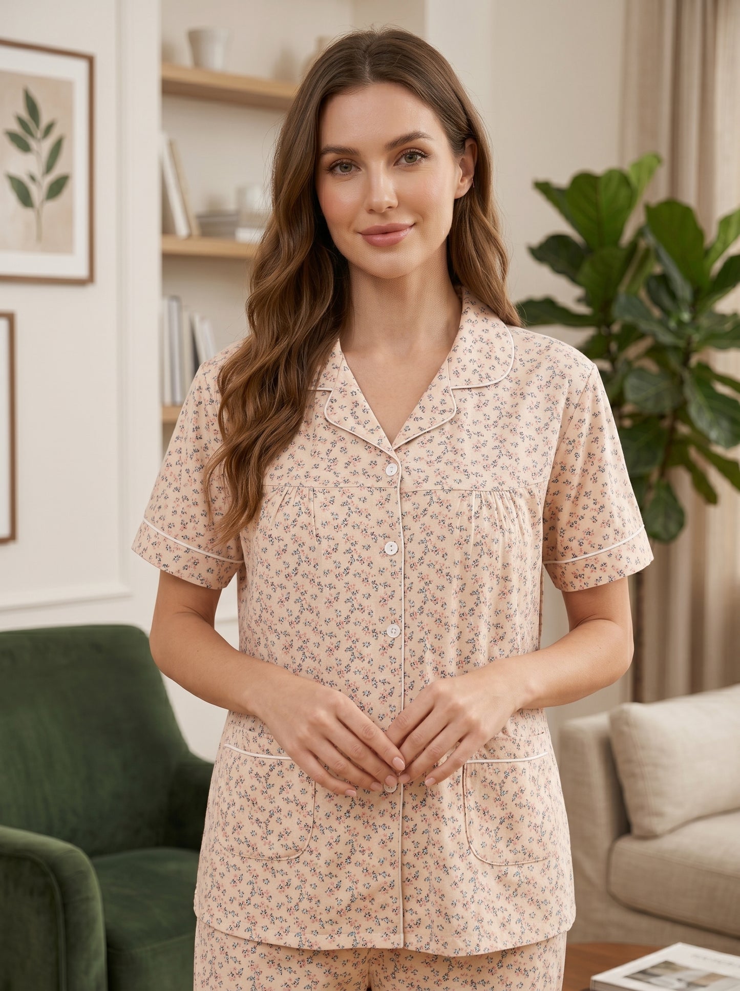 CNS-05 2PC COTTON NIGHT SUIT