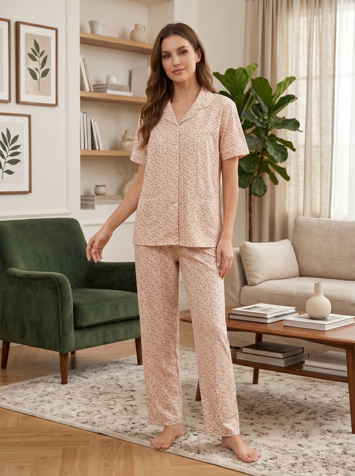 CNS-05 2PC COTTON NIGHT SUIT