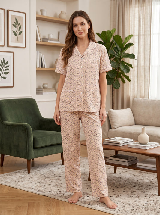 CNS-05 2PC COTTON NIGHT SUIT