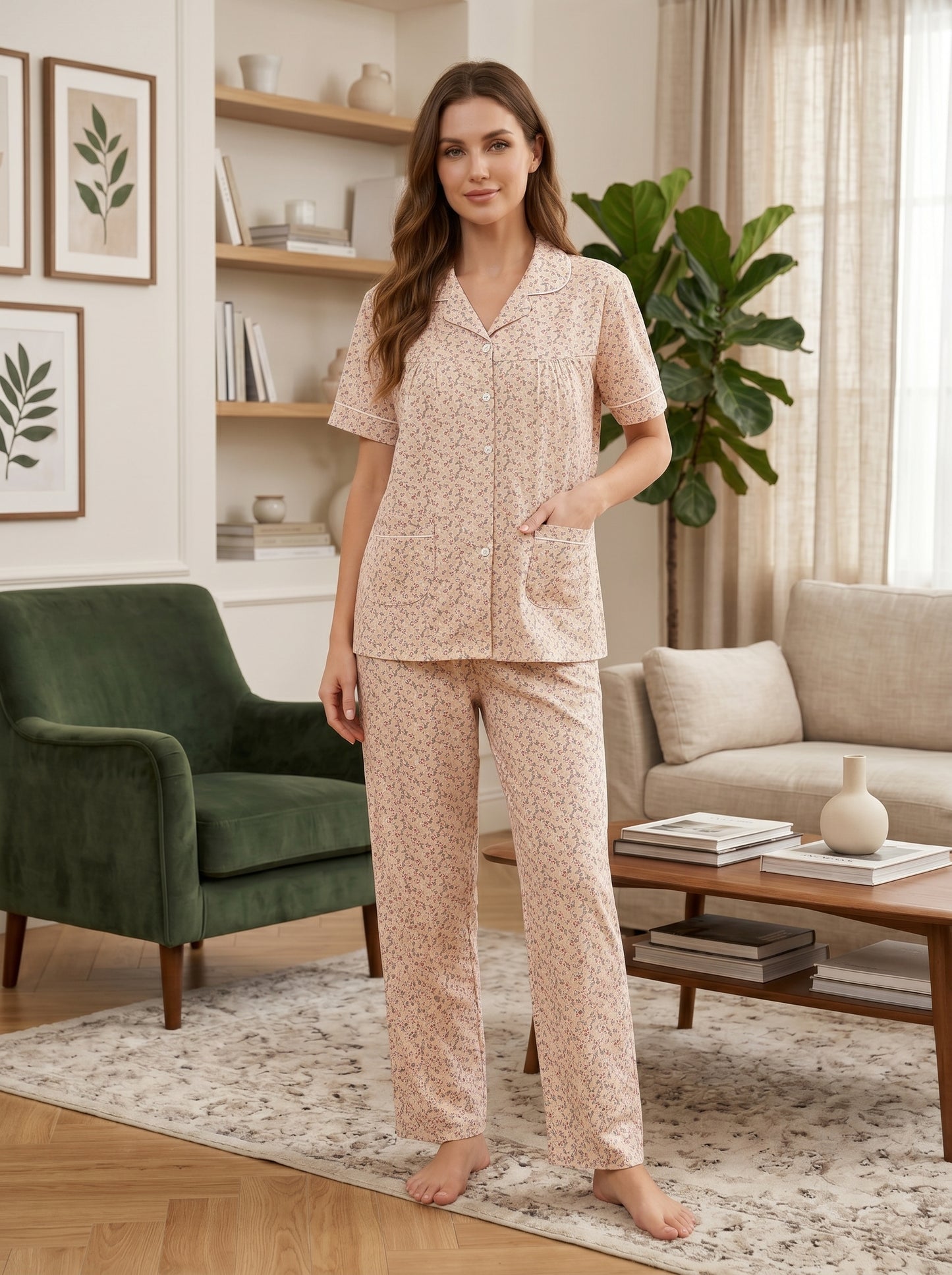 CNS-05 2PC COTTON NIGHT SUIT