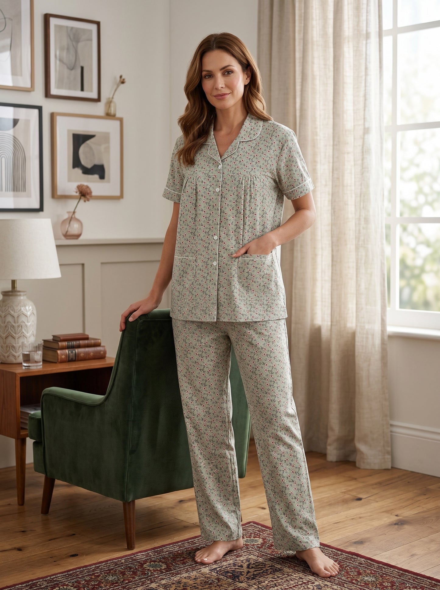 CNS-06 2PC COTTON NIGHT SUIT
