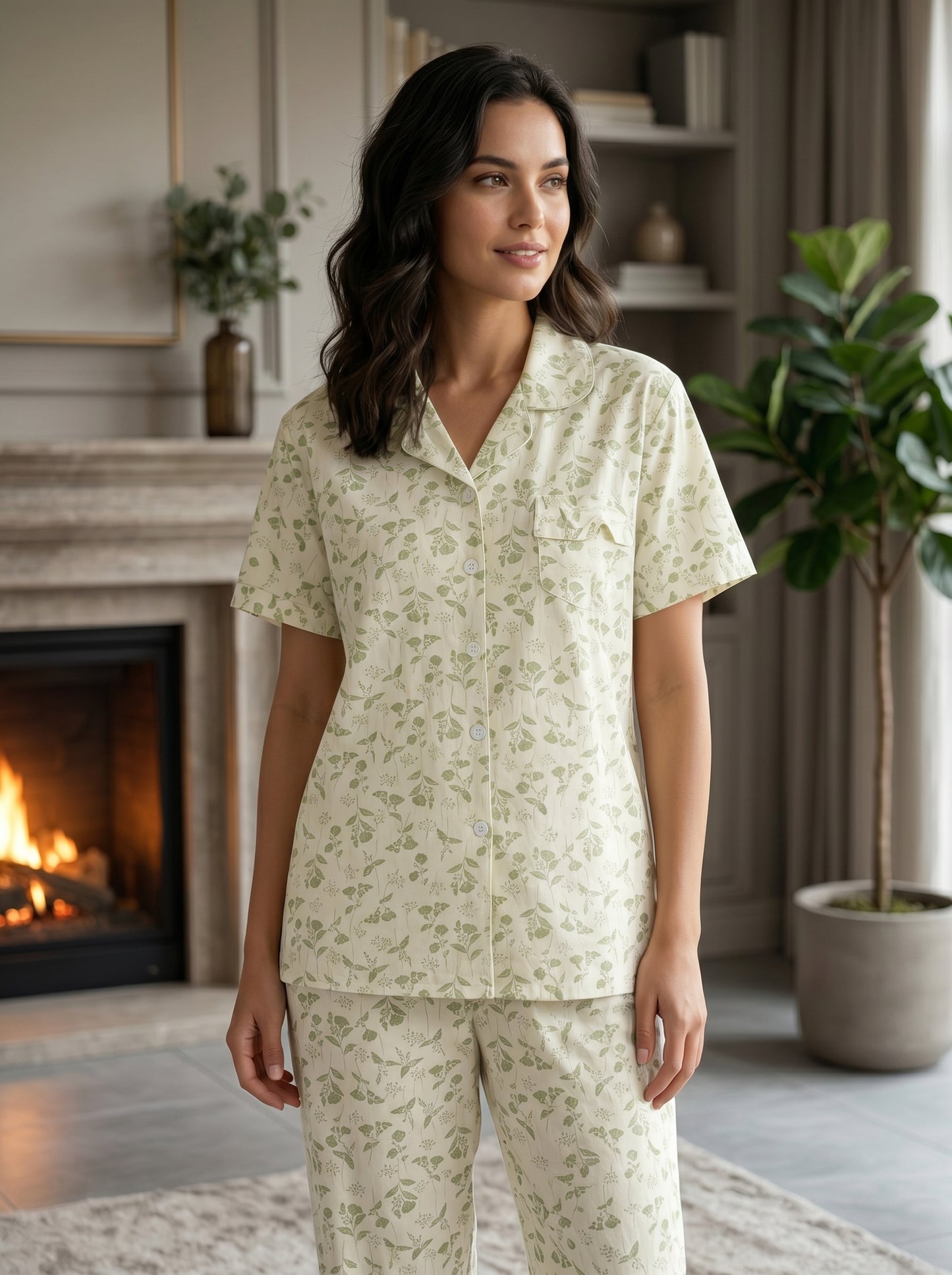 CNS-07 2PC COTTON NIGHT SUIT