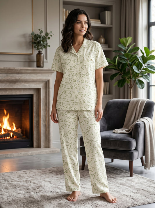 CNS-07 2PC COTTON NIGHT SUIT