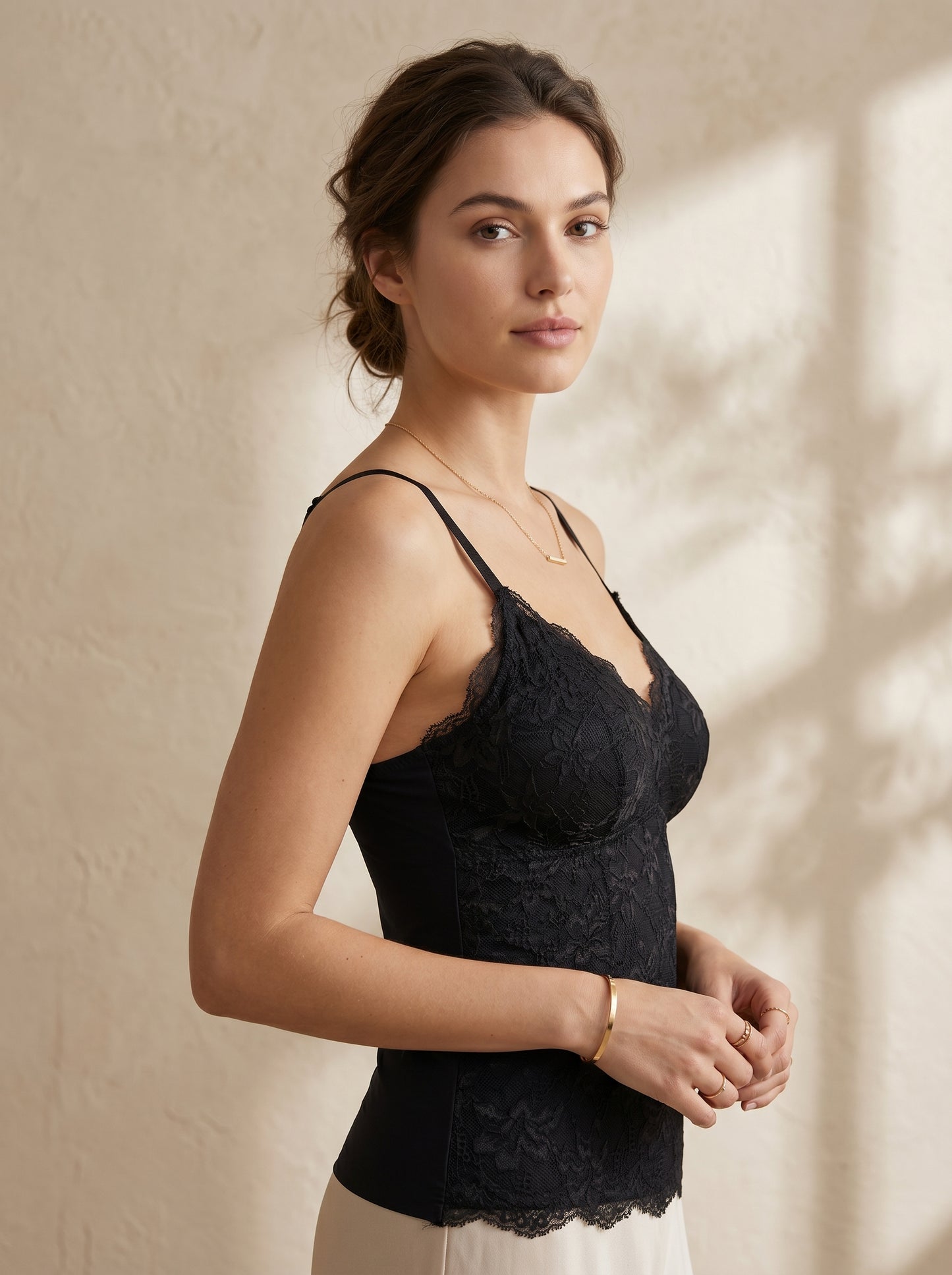CS-09-CAMISOLE-LACE-THIN PADED-NON WIRED