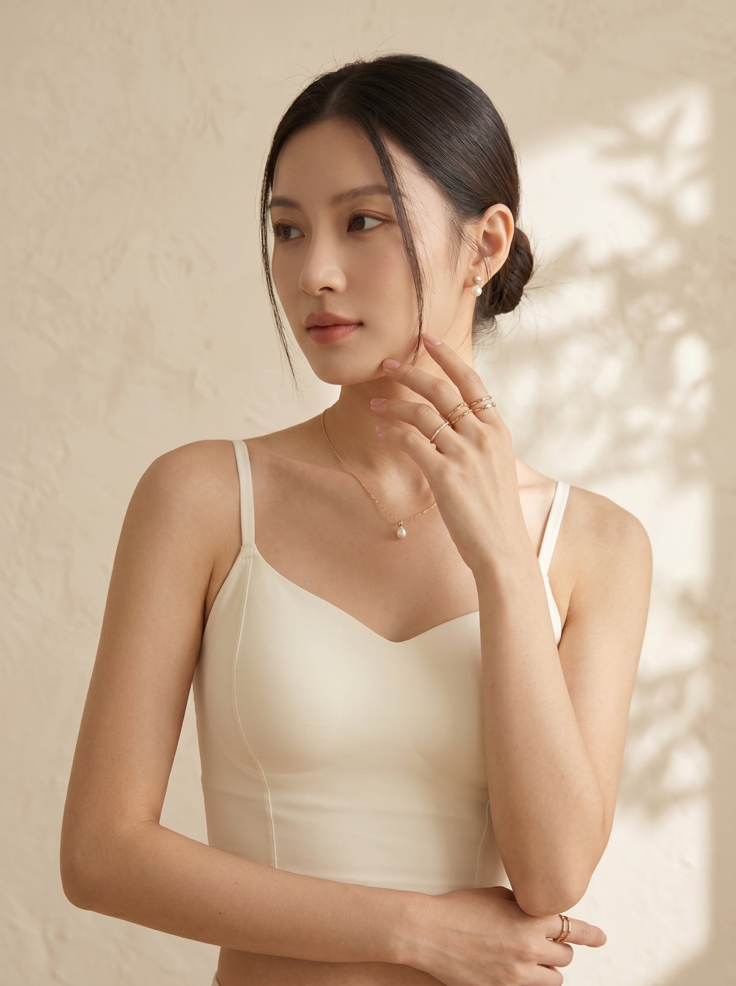 CS-17-CAMISOLE-CROP TOP-ACTIVE WEAR-NON WIRED-THIN PADED