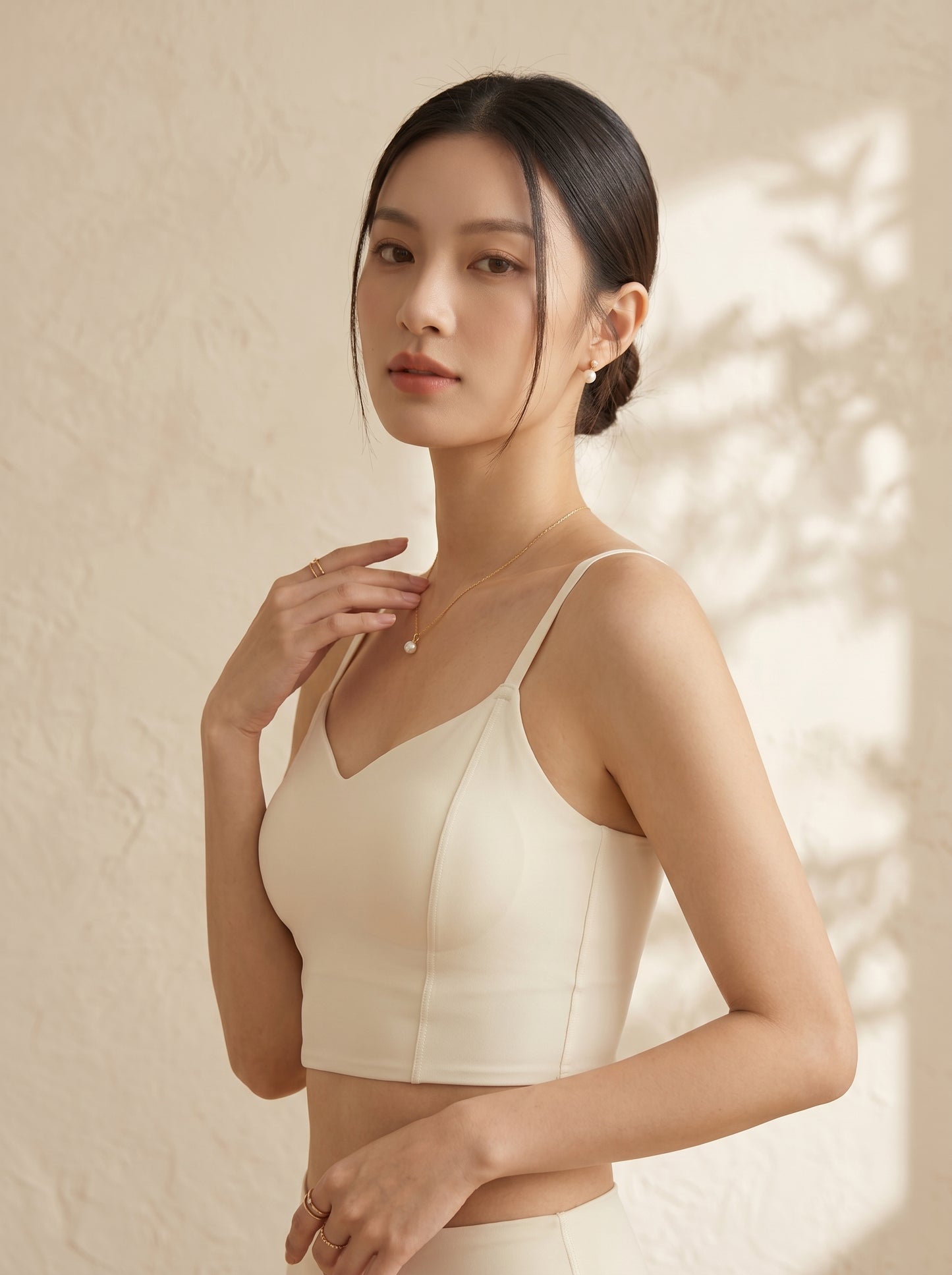 CS-17-CAMISOLE-CROP TOP-ACTIVE WEAR-NON WIRED-THIN PADED