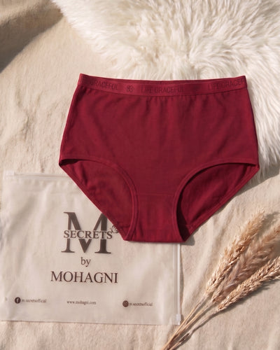 PN-40-HIGH WAISTED BRIEF-SOFT COMFORT-FULL COVERAGE-EVERYDAY WEAR