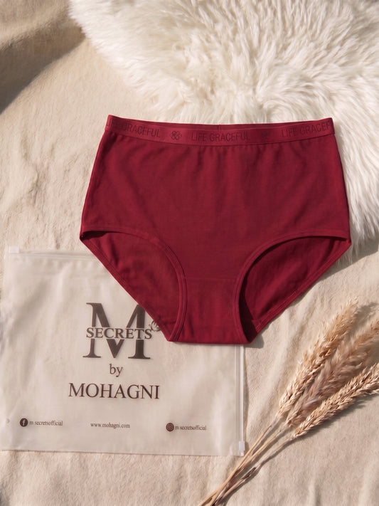 PN-40-HIGH WAISTED BRIEF-SOFT COMFORT-FULL COVERAGE-EVERYDAY WEAR