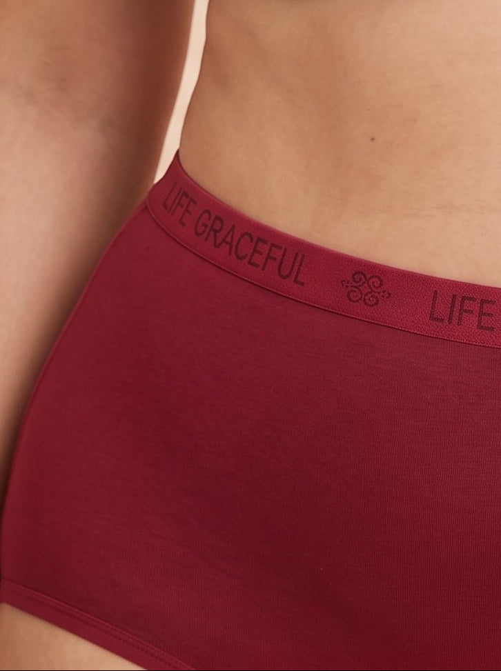 PN-40-HIGH WAISTED BRIEF-SOFT COMFORT-FULL COVERAGE-EVERYDAY WEAR