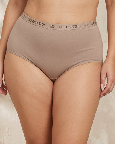 PN-41-HIGH WAISTED BRIEF-SOFT COMFORT-FULL COVERAGE-EVERYDAY WEAR