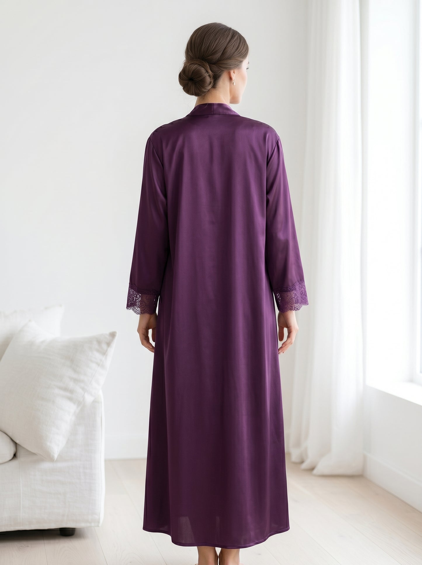 SN-01 3PC SILK NIGHTY
