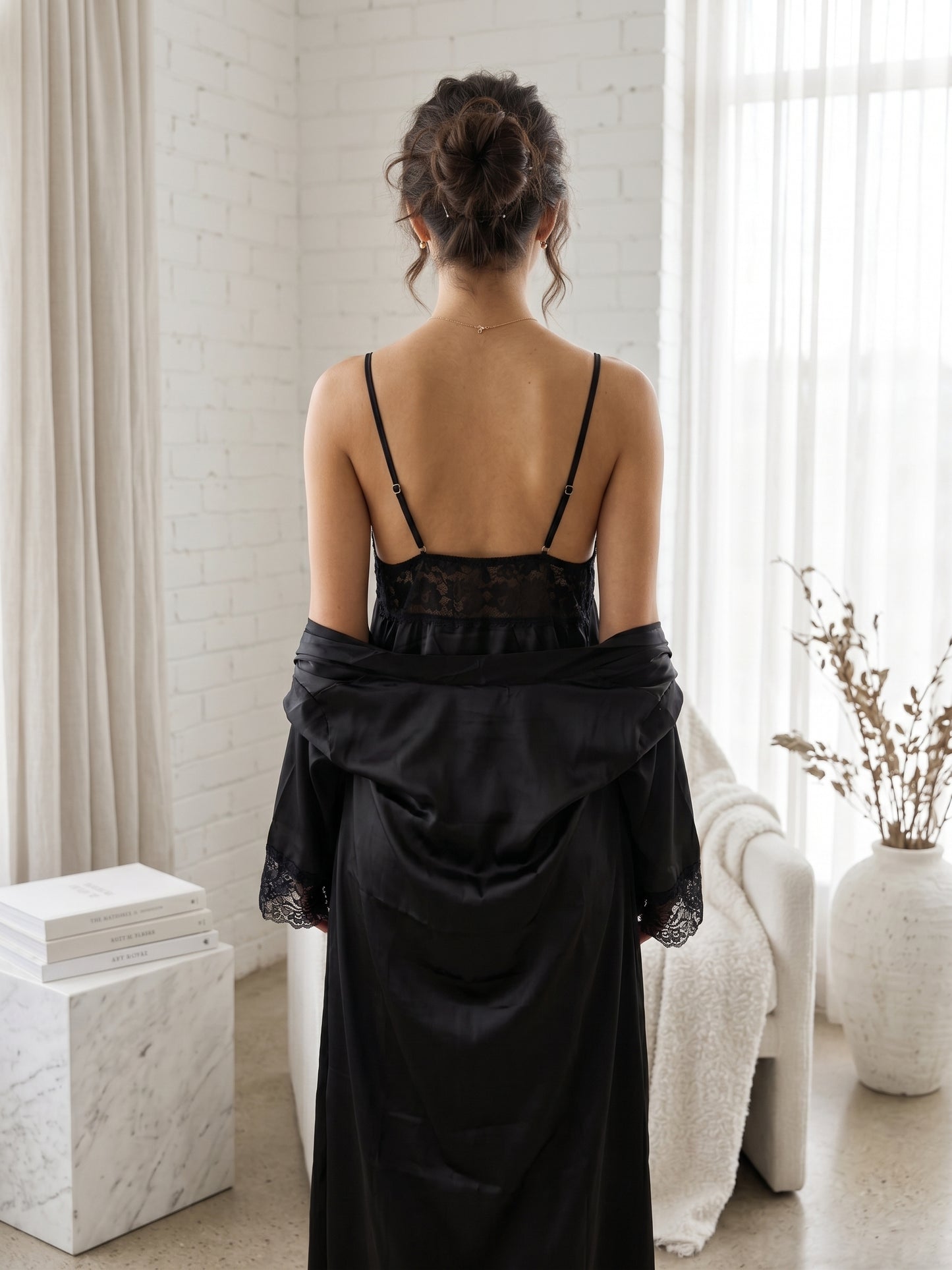 SN-05 3PC SILK NIGHTY