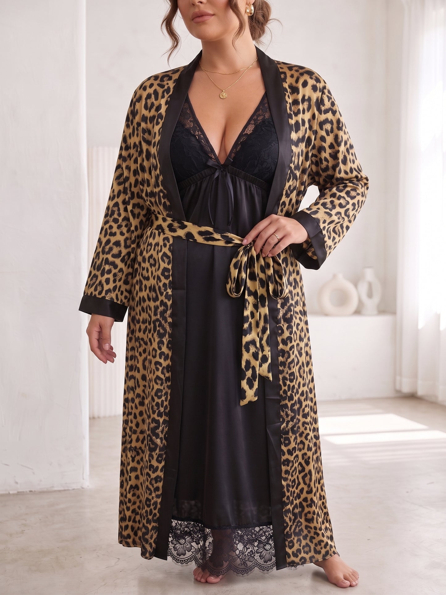 SN-15 3PC SILK NIGHTY