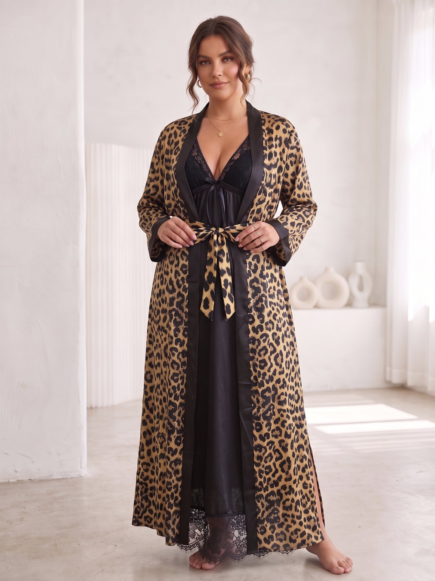SN-15 3PC SILK NIGHTY