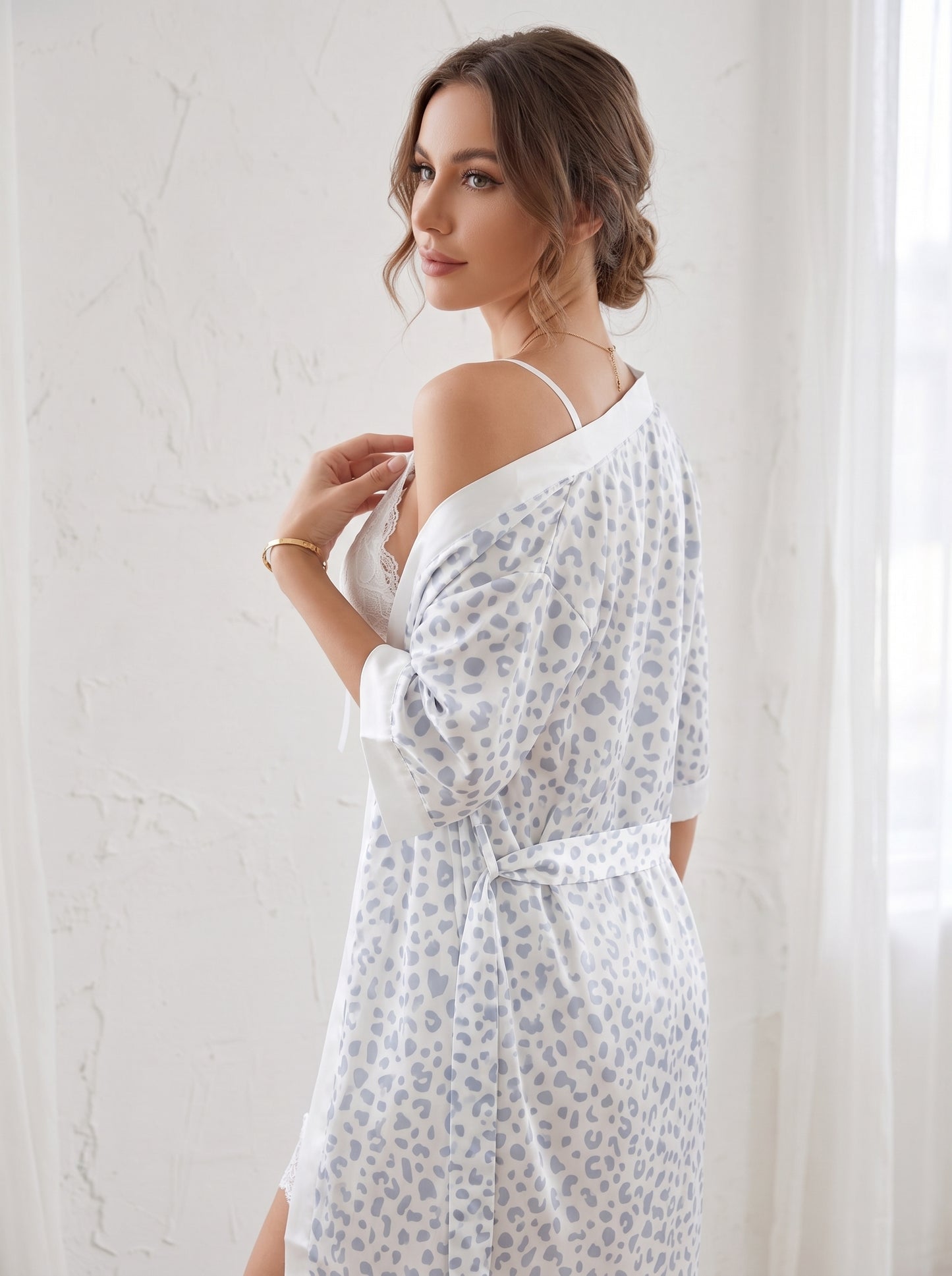 SN-16 3PC SILK NIGHTY
