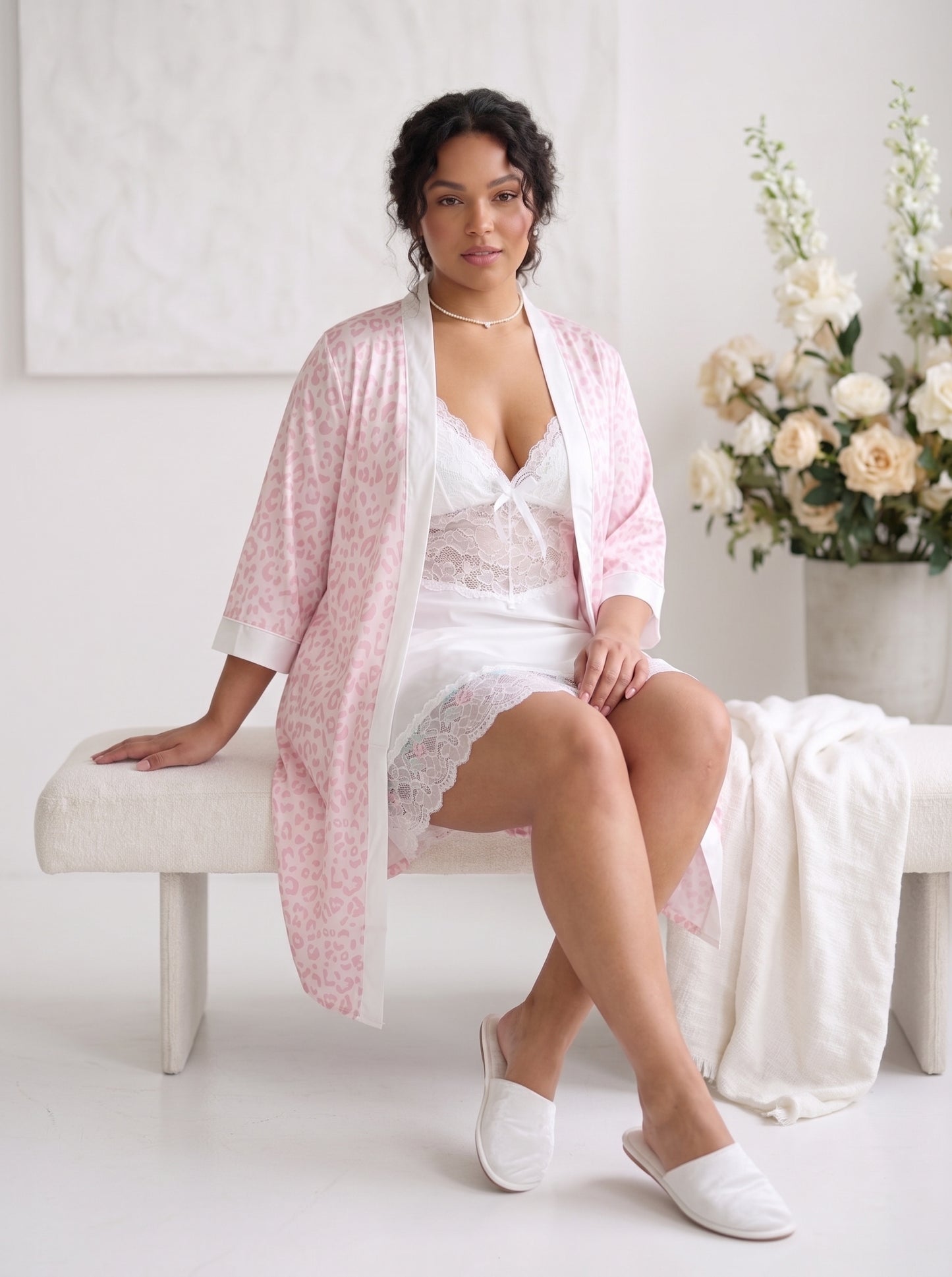 SN-17 3PC SILK NIGHTY