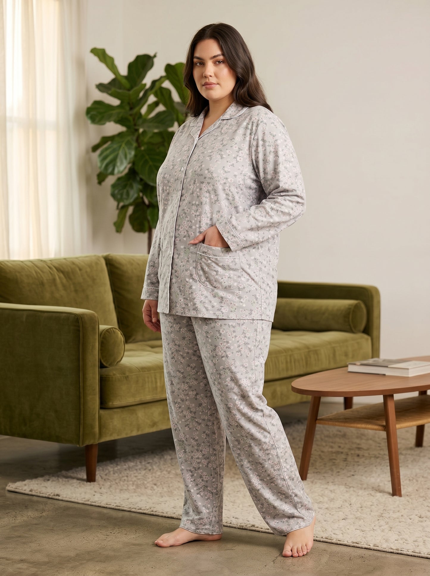 CNS-01 2PC COTTON NIGHT SUIT