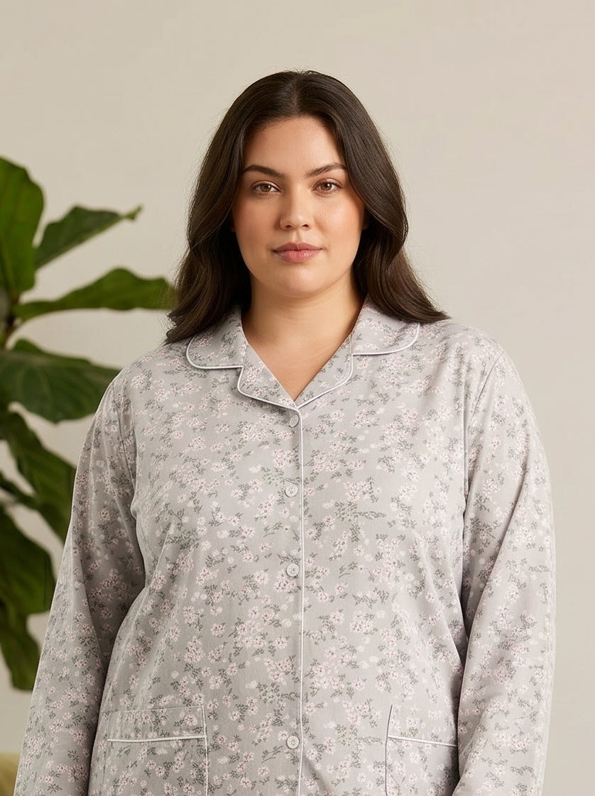 CNS-01 2PC COTTON NIGHT SUIT