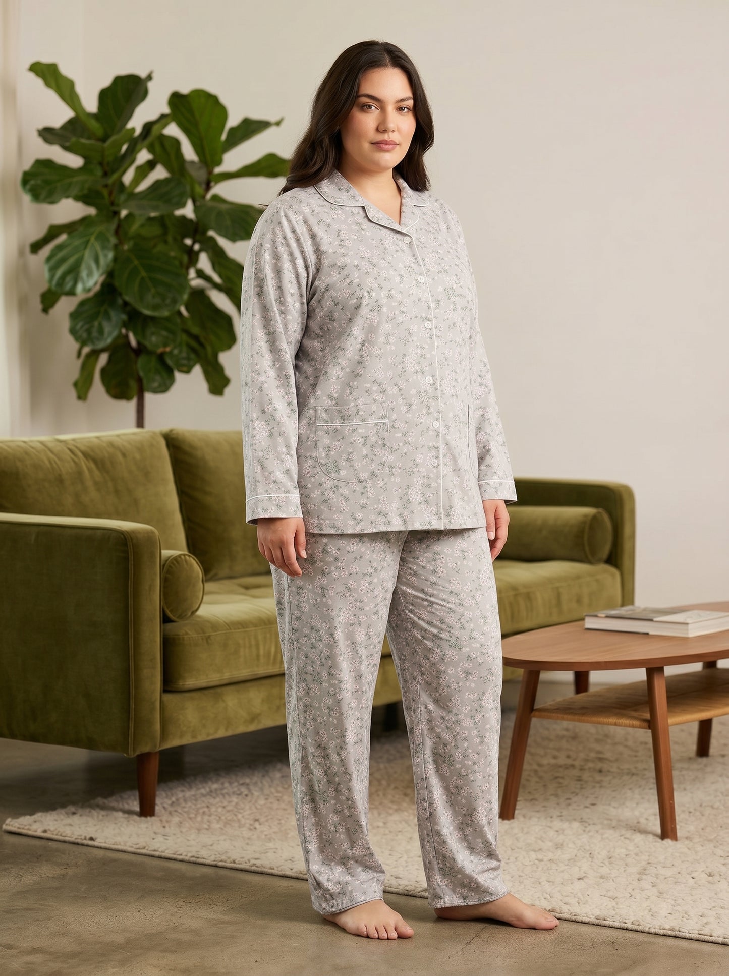 CNS-01 2PC COTTON NIGHT SUIT