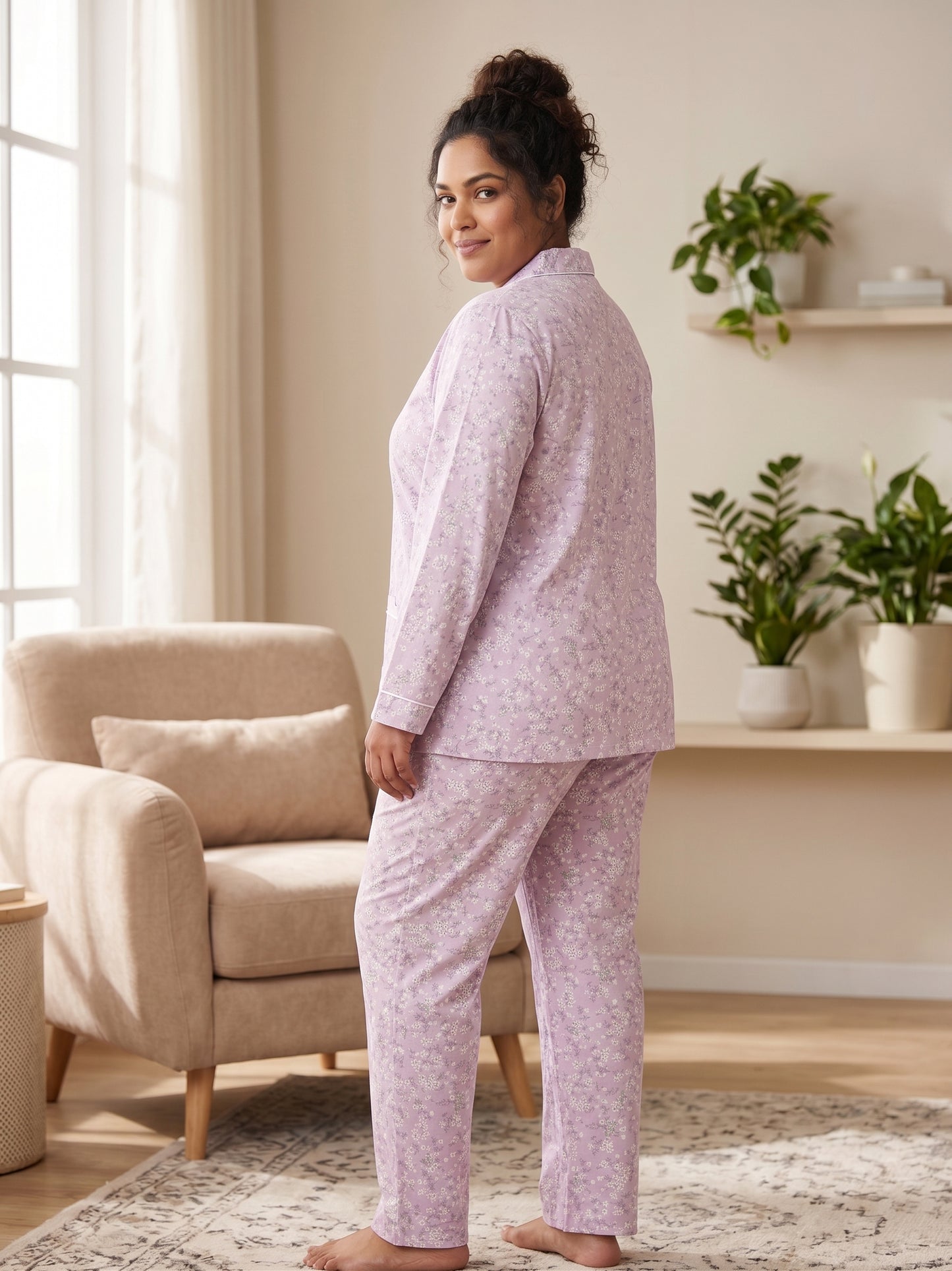 CNS-02 2PC COTTON NIGHT SUIT