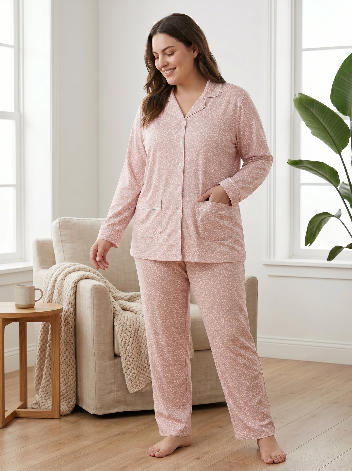 CNS-03 2PC COTTON NIGHT SUIT