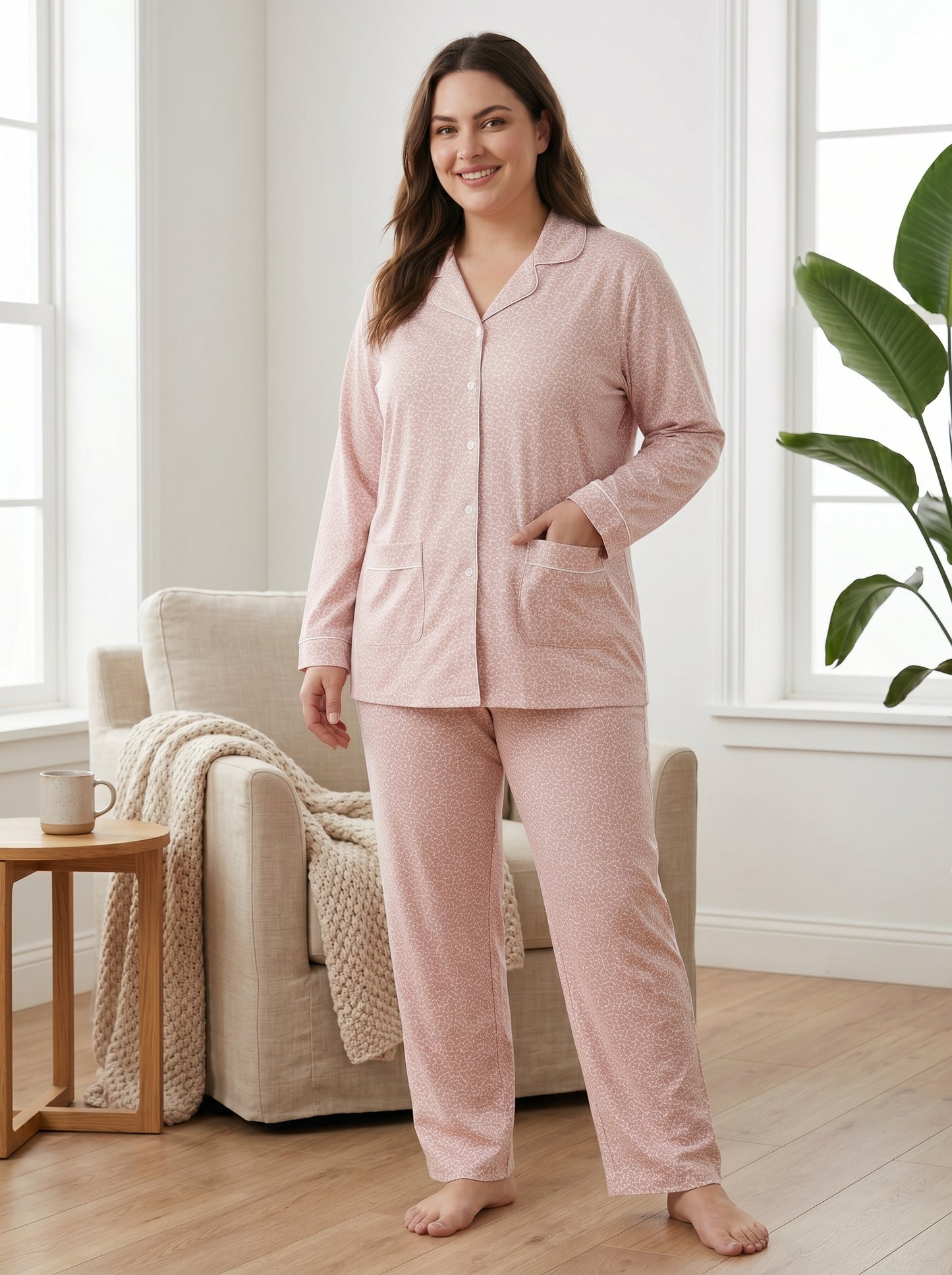 CNS-03 2PC COTTON NIGHT SUIT