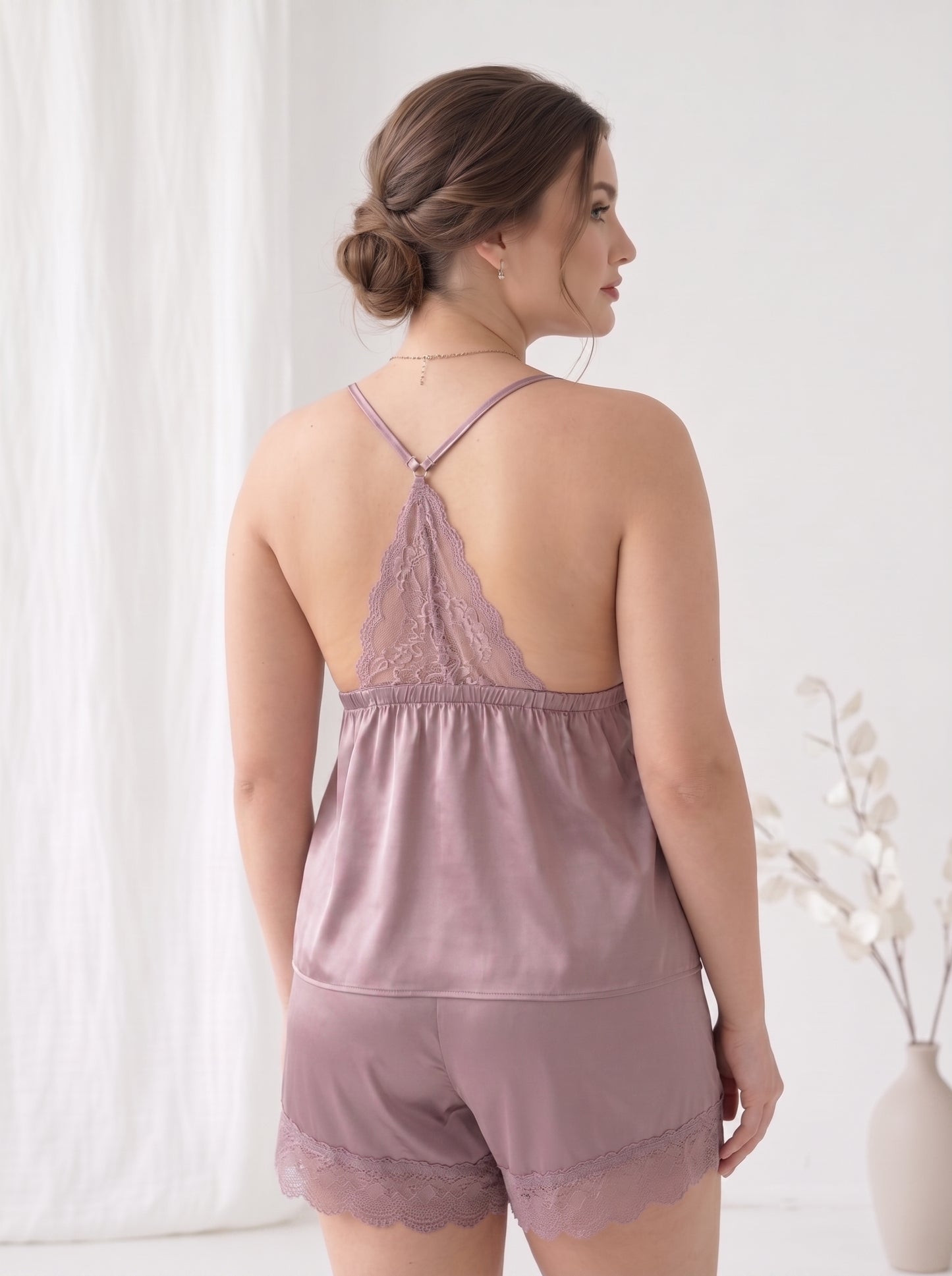 SN-08 3PC SILK NIGHTY