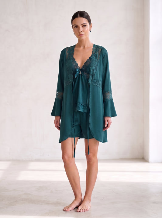 SN-10 3PC SILK NIGHTY